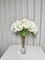 Ariane Real Touch Artificial White Hydrangea Flowers 20” Silk Floral Stems, 3-Piece Bundle, Faux Wedding Bouquets, Home & Event Décor